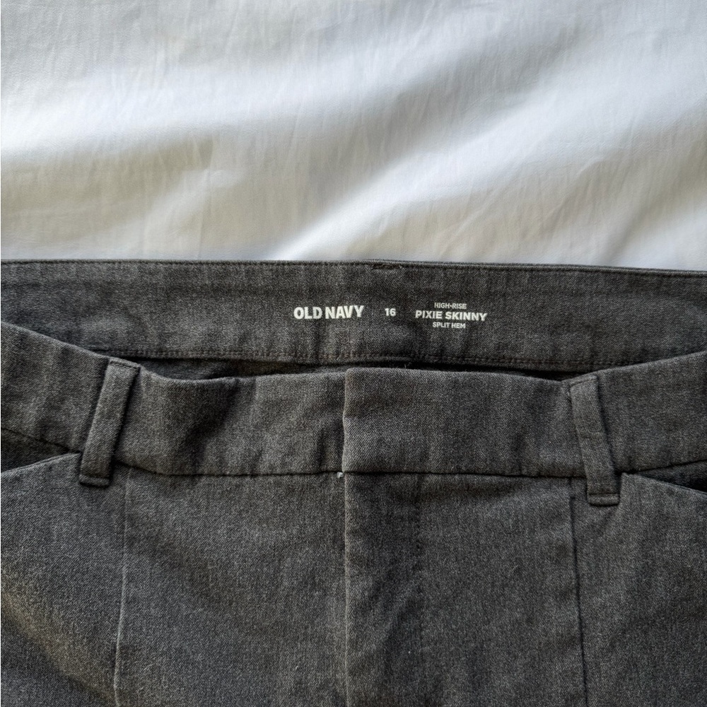 Gray Slim Fit Trousers - Picture 3 of 8
